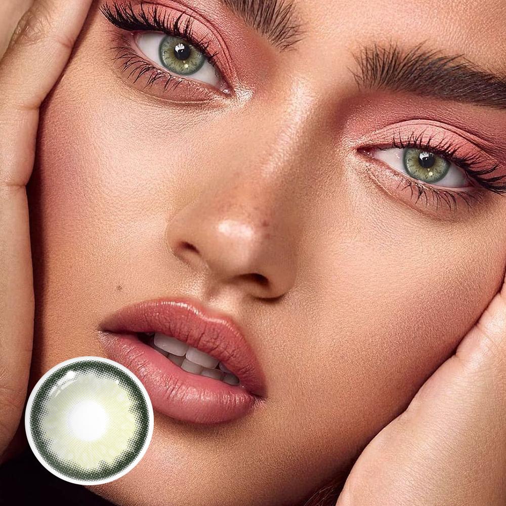 Etoile Yellow Coloured Contact Lenses Secondary image