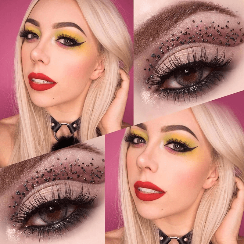 Euramerican Ash gray Coloured Contact Lenses Secondary image
