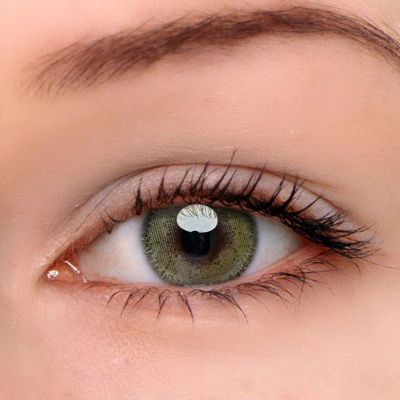 Euramerican brown Prescription Coloured Contact Lenses - BEAUEYE (UK) Main image