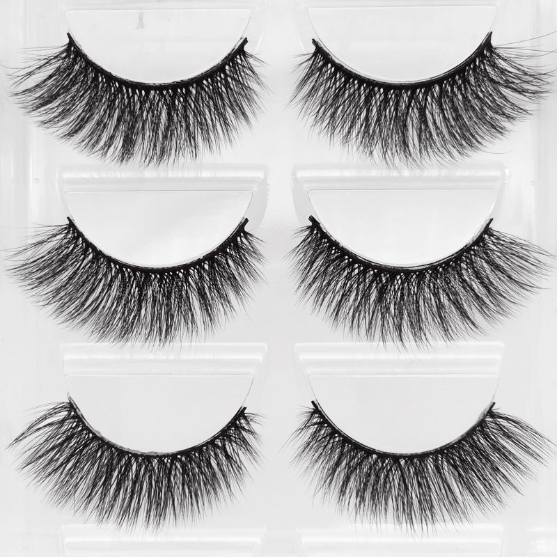 New 3D 5 Piece Glan Mink Hair Eyelashes