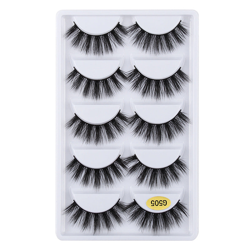 3D Cat Eye 10 Piece Mink Hair Eyelashes