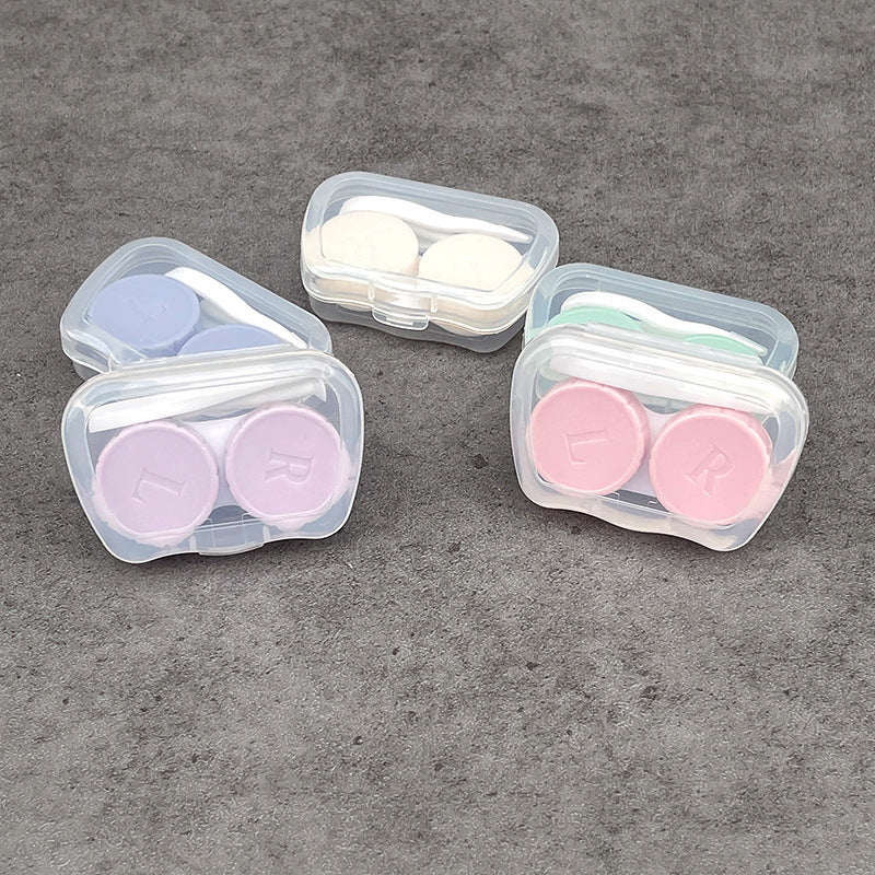 Small Portable Colored Contact Lens Case