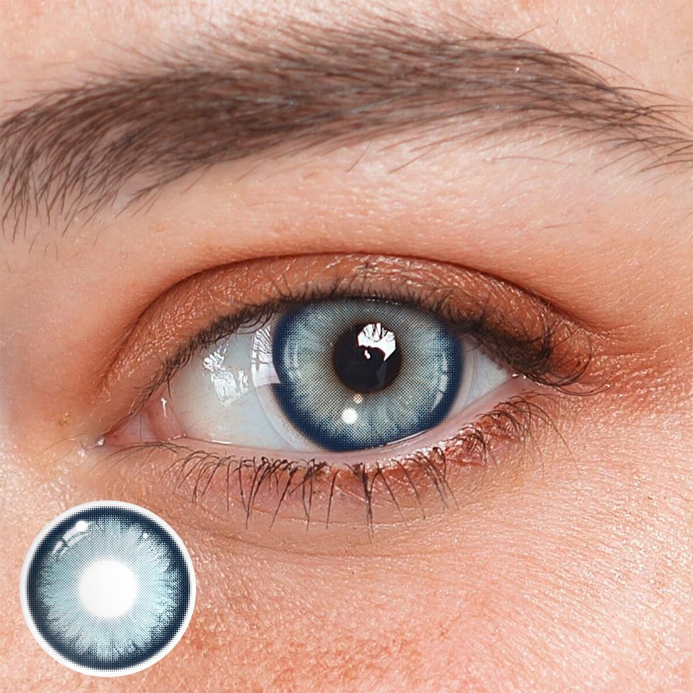 Farasha Blue Coloured Contact Lenses - BEAUEYE (UK) Main image
