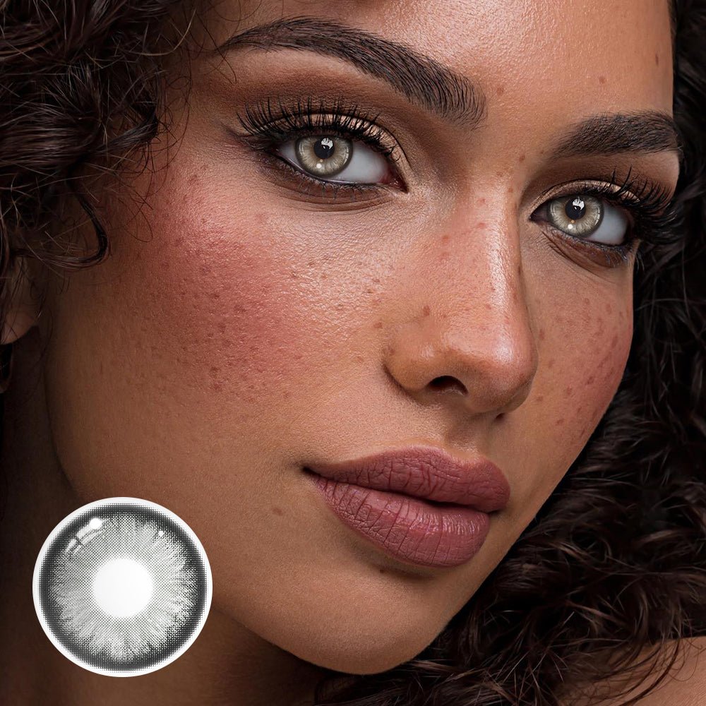 Farasha Gray Coloured Contact Lenses Secondary image