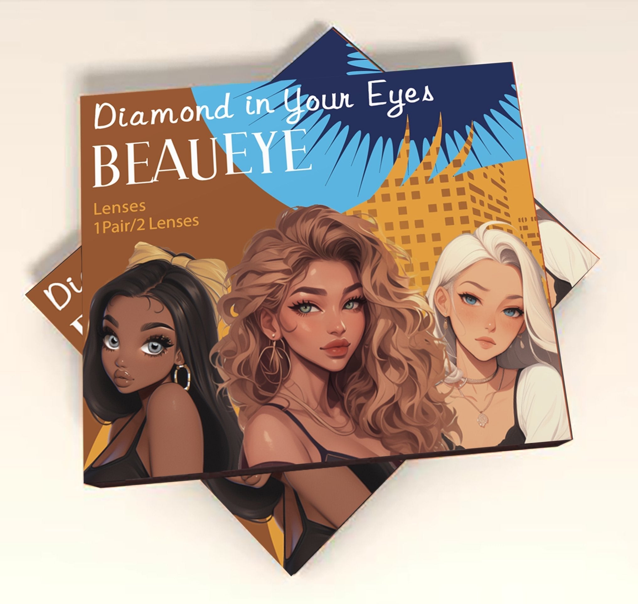 Faylinn Brown Coloured Contact Lenses - BEAUEYE (UK)
