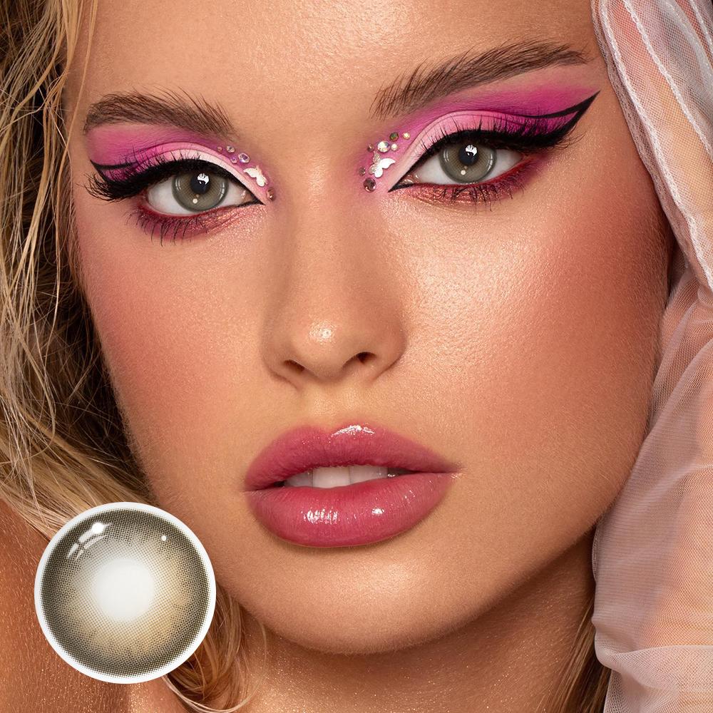 Faylinn Coco Brown Coloured Contact Lenses Secondary image