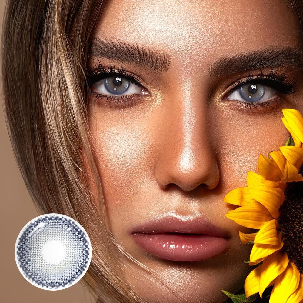 Faylinn Purple Coloured Contact Lenses Secondary image