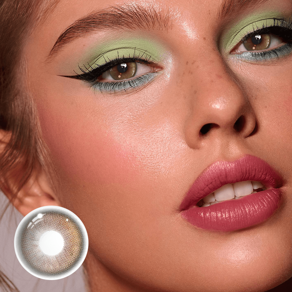 Faylinn Skylark Brown Coloured Contact Lenses Secondary image