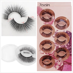 Sunday 7 Piece Mink Hair Eyelashes