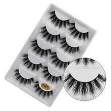 3D European and American Cat Eye 10 Piece Mink Hair Eyelashes