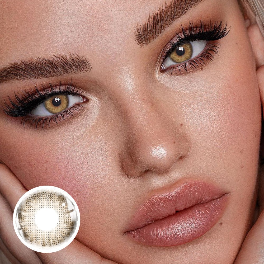Firtha Brown Coloured Contact Lenses Secondary image