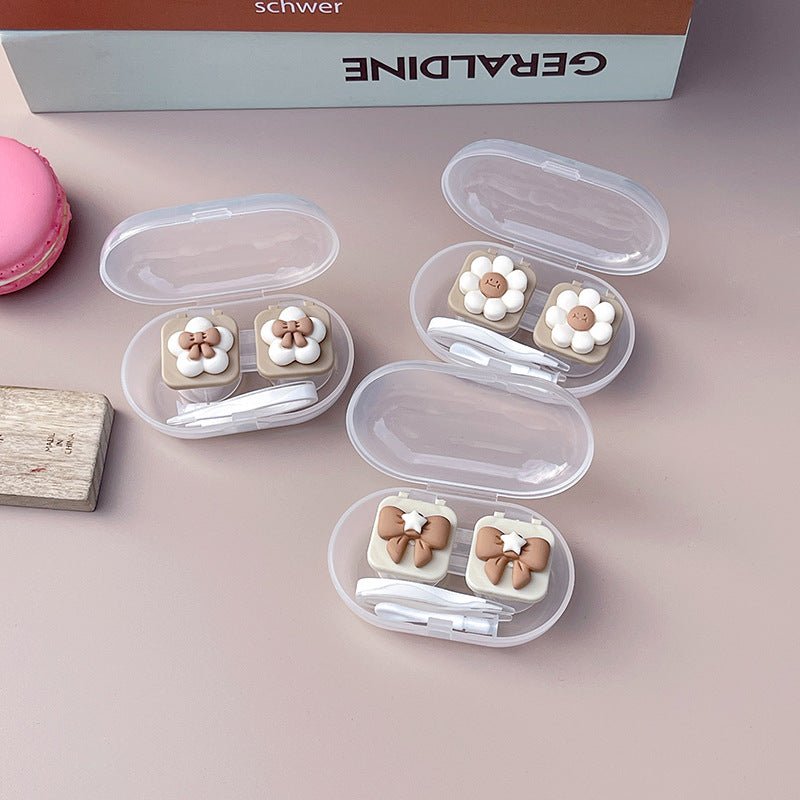 Flower Colored Contact Lens Case Secondary image