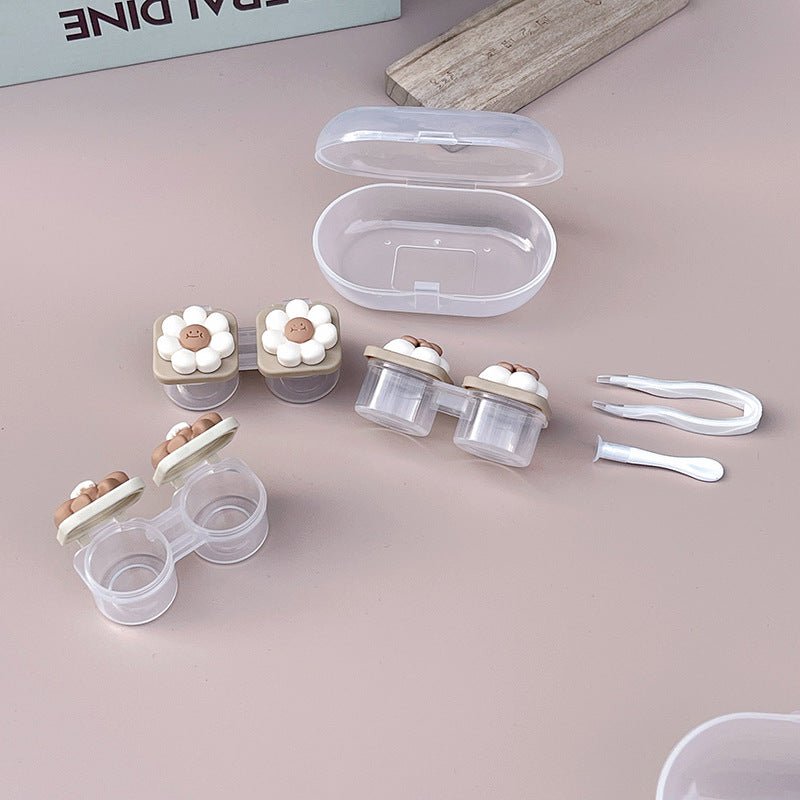 Flower Colored Contact Lens Case - BEAUEYE (UK)