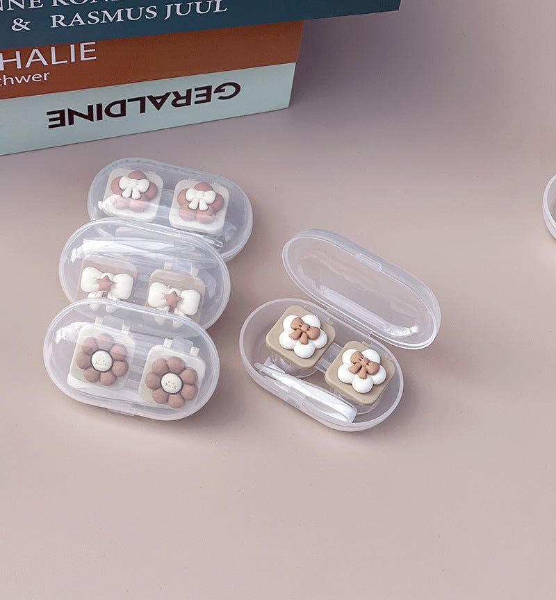 Flower Colored Contact Lens Case - BEAUEYE (UK)