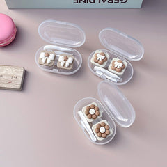 Flower Colored Contact Lens Case - BEAUEYE (UK)