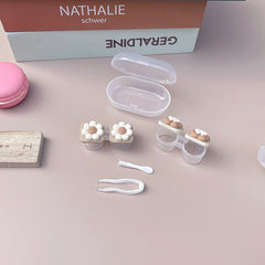 Flower Colored Contact Lens Case - BEAUEYE (UK)