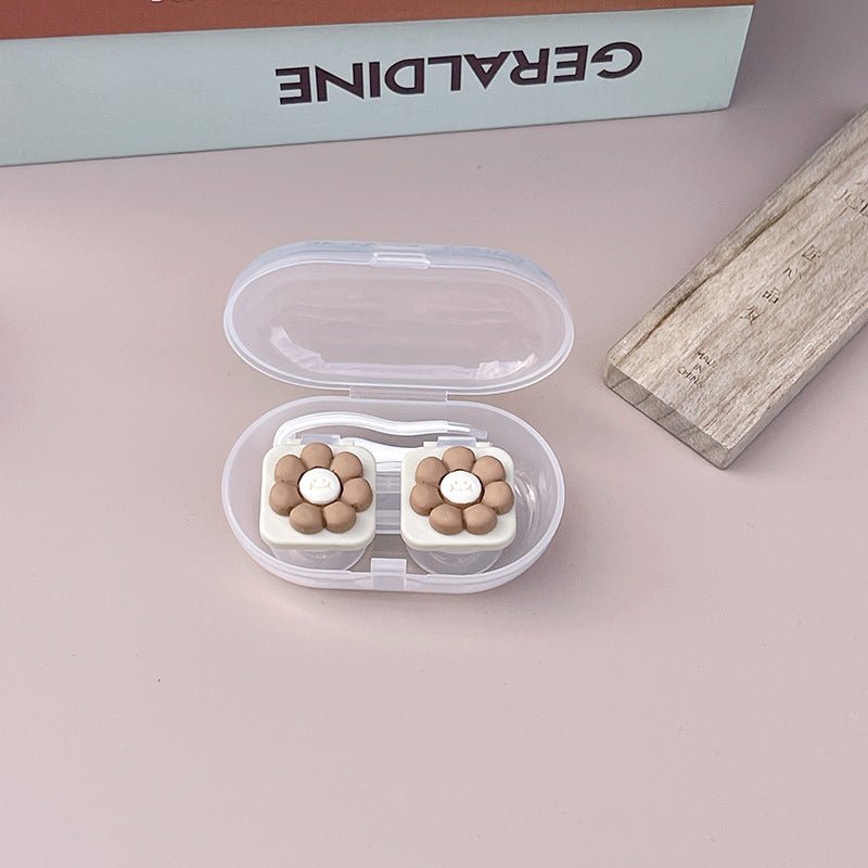 Flower Colored Contact Lens Case - BEAUEYE (UK)