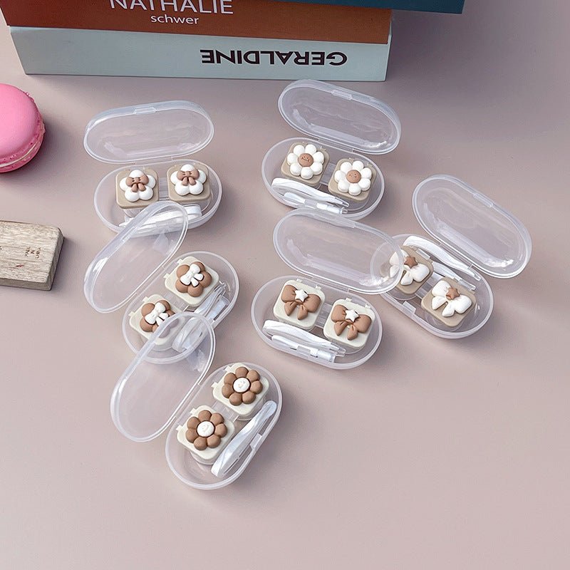 Flower Colored Contact Lens Case - BEAUEYE (UK) Main image