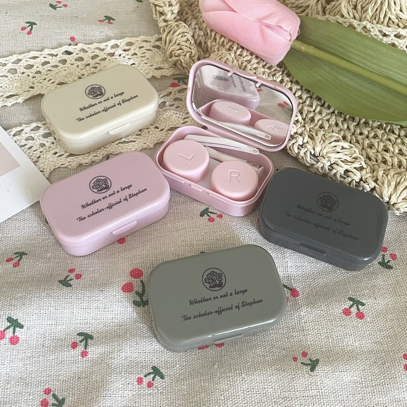 French Lazy Style Colored Contact Lens Case - BEAUEYE (UK) Main image