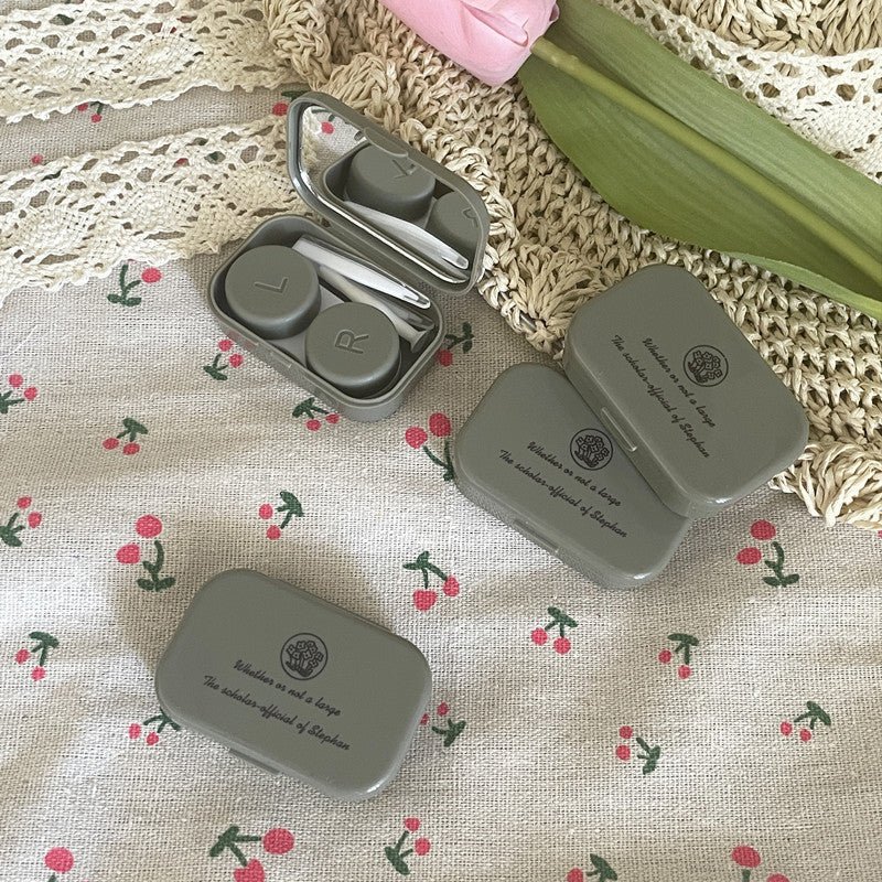 French Lazy Style Colored Contact Lens Case - BEAUEYE (UK)