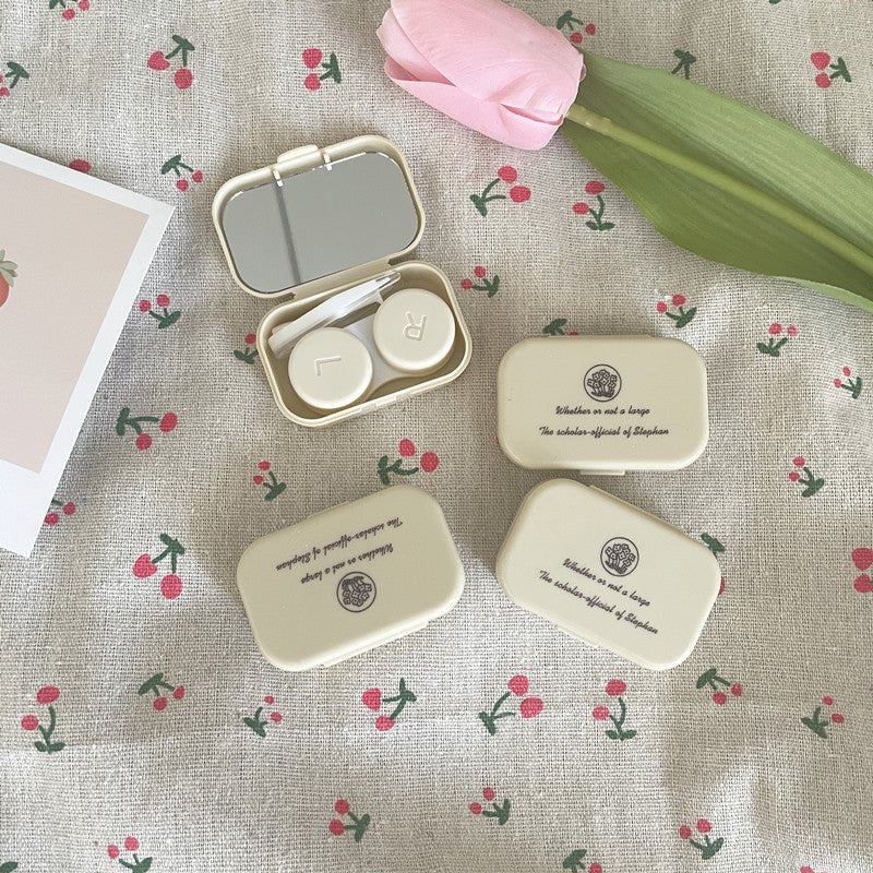 French Lazy Style Colored Contact Lens Case - BEAUEYE (UK)