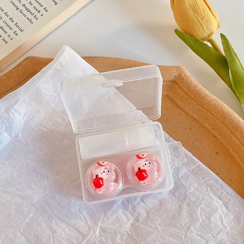 Fruit Little Bear Colored Contact Lens Case - BEAUEYE (UK)