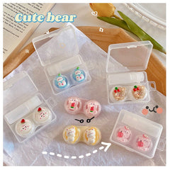 Fruit Little Bear Colored Contact Lens Case - BEAUEYE (UK)