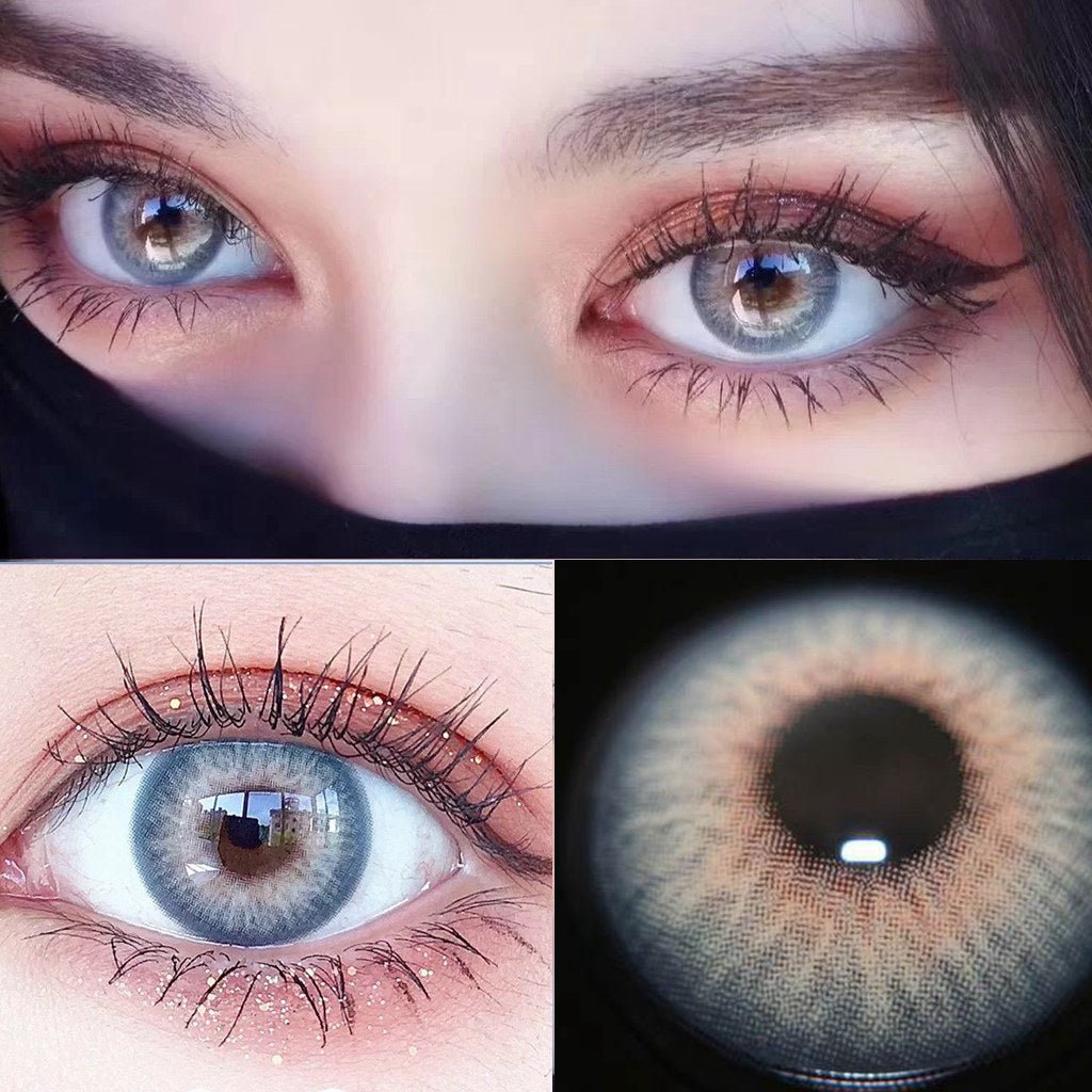 Galor Blue Coloured Contact Lenses Secondary image