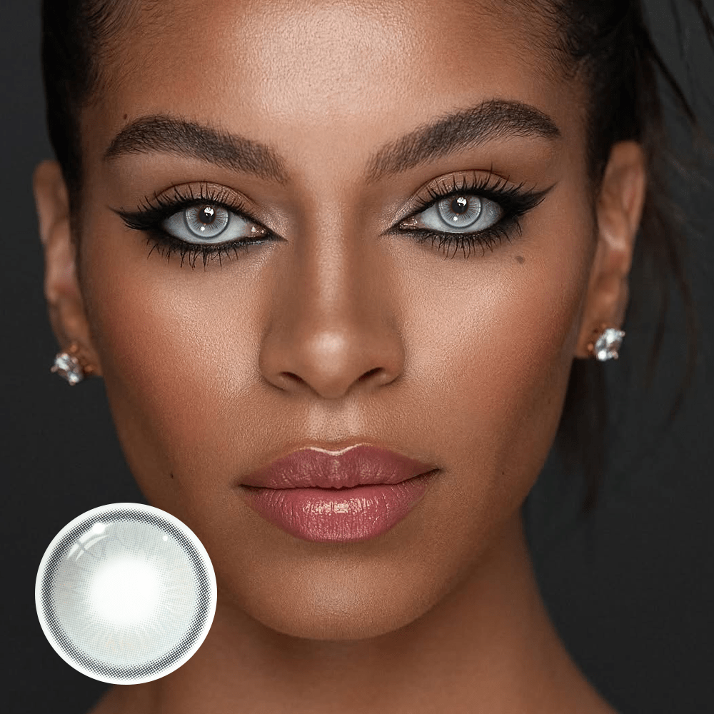 Garnet Blue Coloured Contact Lenses Secondary image