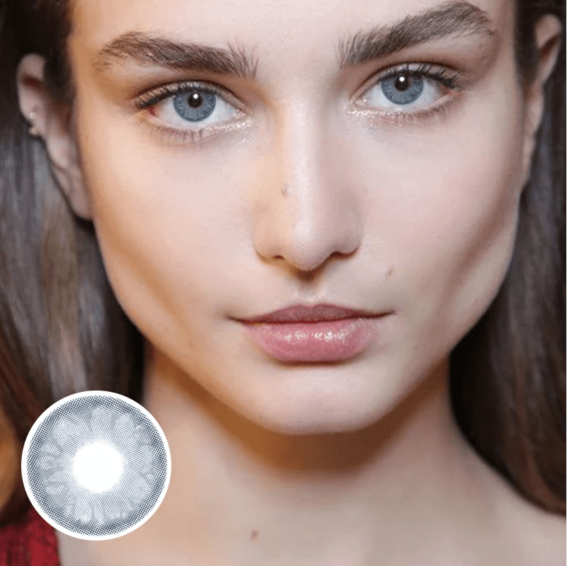 Gem Blue Coloured Contact Lenses Secondary image