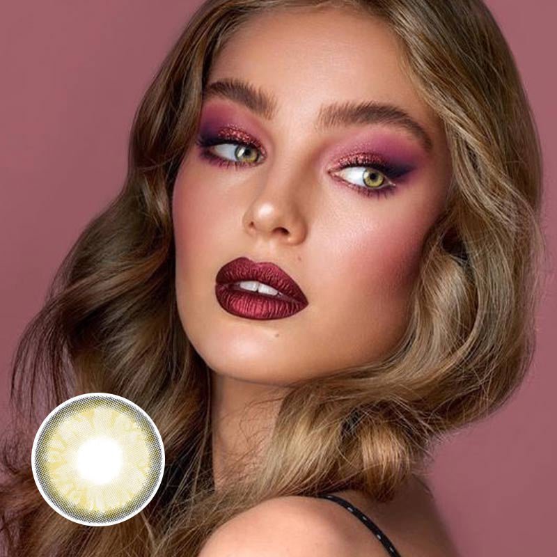 Gem Brown Coloured Contact Lenses Secondary image