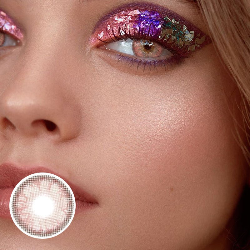 Gem Pink Coloured Contact Lenses - BEAUEYE (UK) Main image