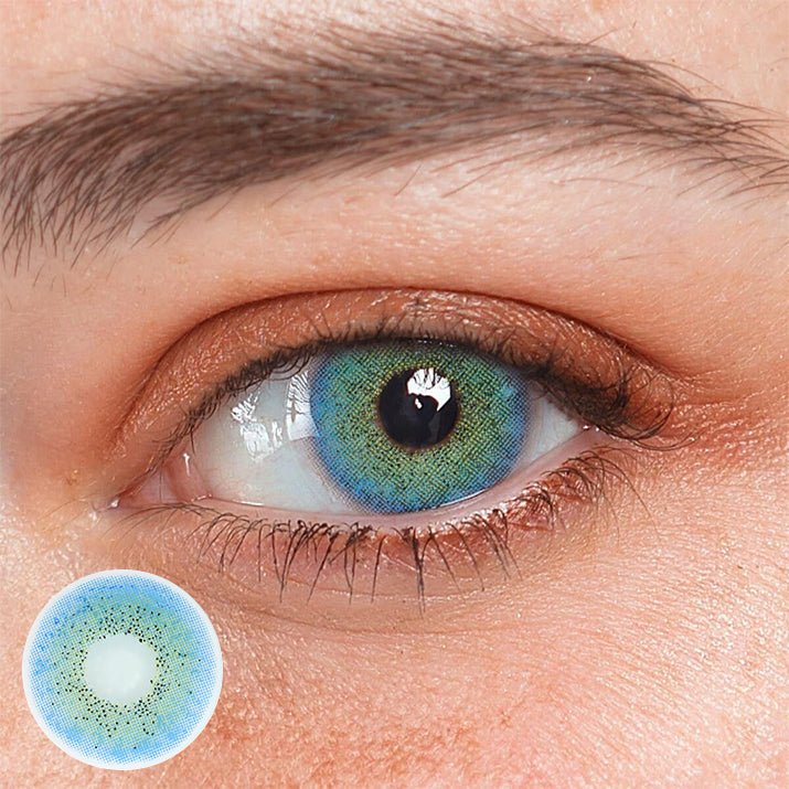 Gimlet Marshmallow Blue Coloured Contact Lenses - BEAUEYE (UK) Main image