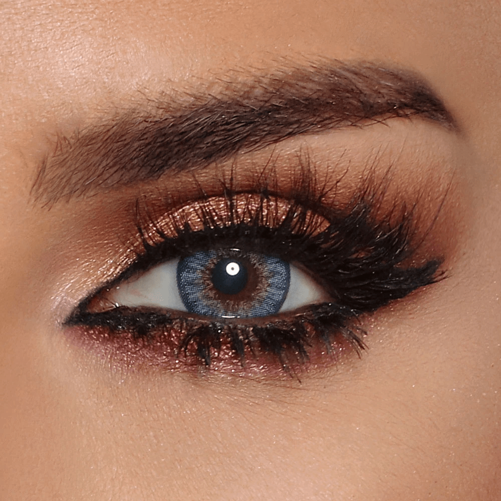 GLOW VIVID BLUE Coloured Contact Lenses - BEAUEYE (UK)