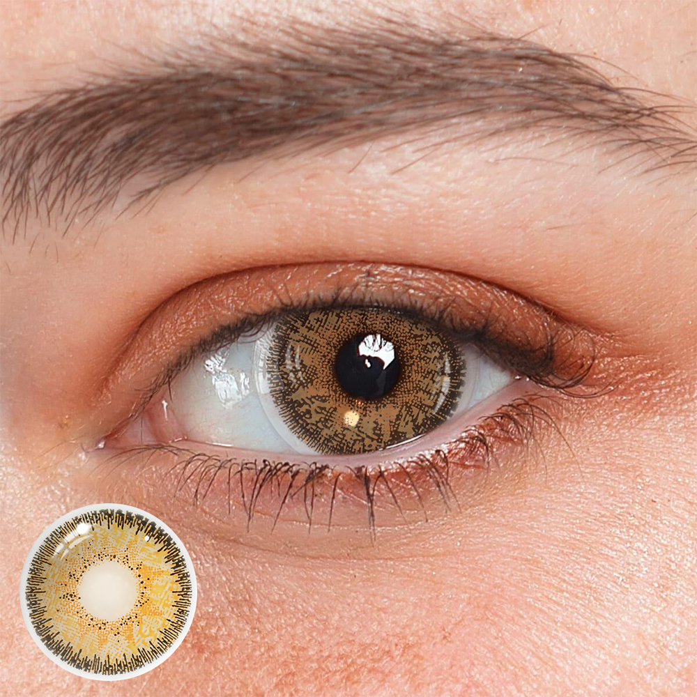 Artemis Golden Sand Coloured Contact Lenses Main image