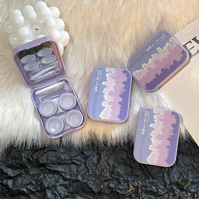 Gorgeous Ocean ~ Ins Portable Colored Contact Lens Case - BEAUEYE (UK)