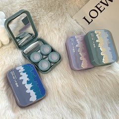Gorgeous Ocean ~ Ins Portable Colored Contact Lens Case - BEAUEYE (UK)