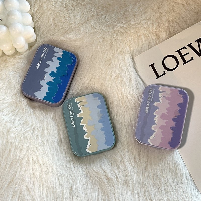 Gorgeous Ocean ~ Ins Portable Colored Contact Lens Case Secondary image