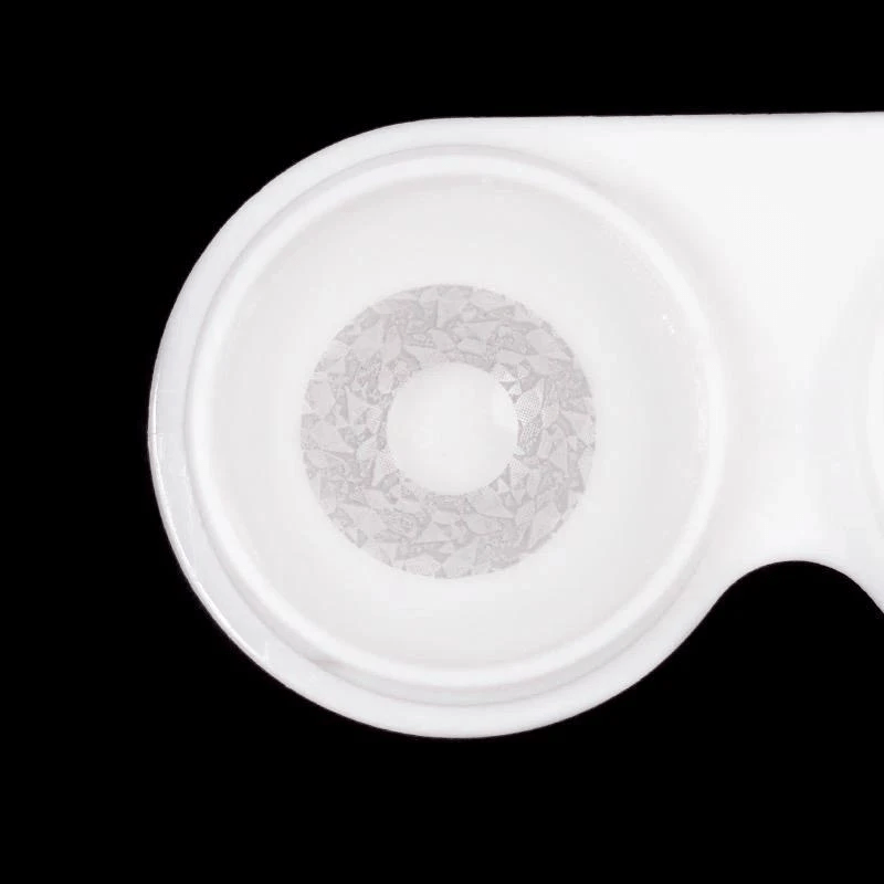 Halloween Blinking Lighten Gray Coloured Contact Lenses - BEAUEYE (UK)