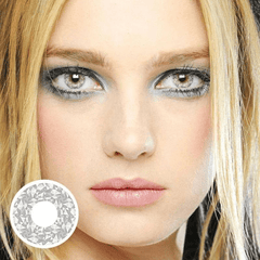 Halloween Blinking Lighten Gray Coloured Contact Lenses - BEAUEYE (UK)