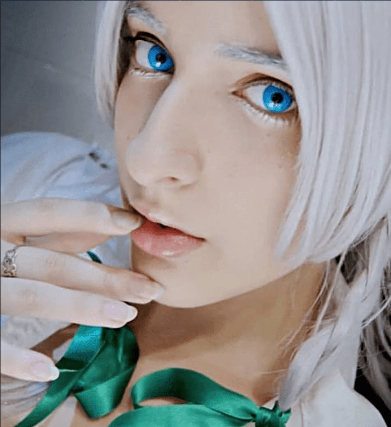 Halloween Blueout Prescription Coloured Contact Lenses - BEAUEYE (UK) Main image