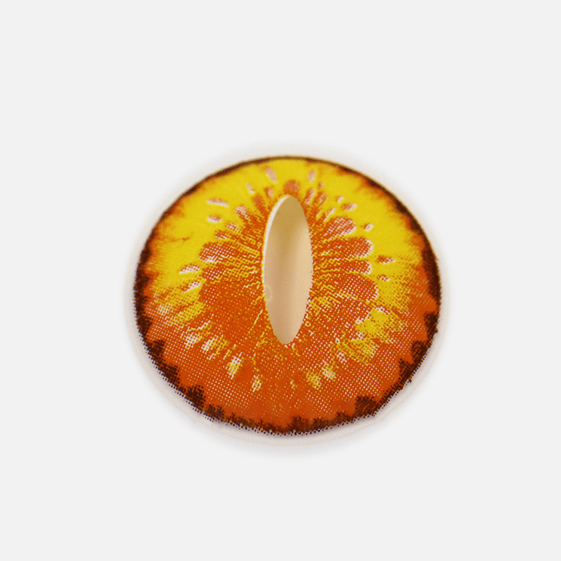 Halloween DragonMaid Yellow Coloured Contact Lenses - BEAUEYE (UK)