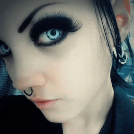Halloween LUNAR ECLIPSE Coloured Contact Lenses Secondary image