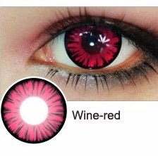 Halloween Miracle Wine - red Prescription Coloured Contact Lenses - BEAUEYE (UK) Main image