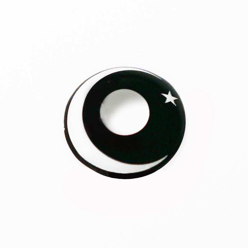 Halloween Moon star - White Contact Lenses - BEAUEYE (UK)