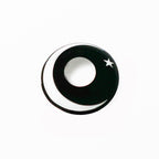 Halloween Moon star - White Contact Lenses - BEAUEYE (UK)