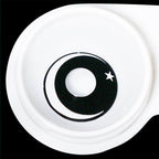 Halloween Moon star - White Contact Lenses - BEAUEYE (UK)