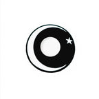 Halloween Moon star - White Contact Lenses - BEAUEYE (UK)
