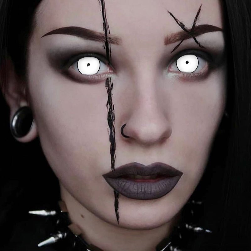 Halloween Rick White Contact Lenses Secondary image