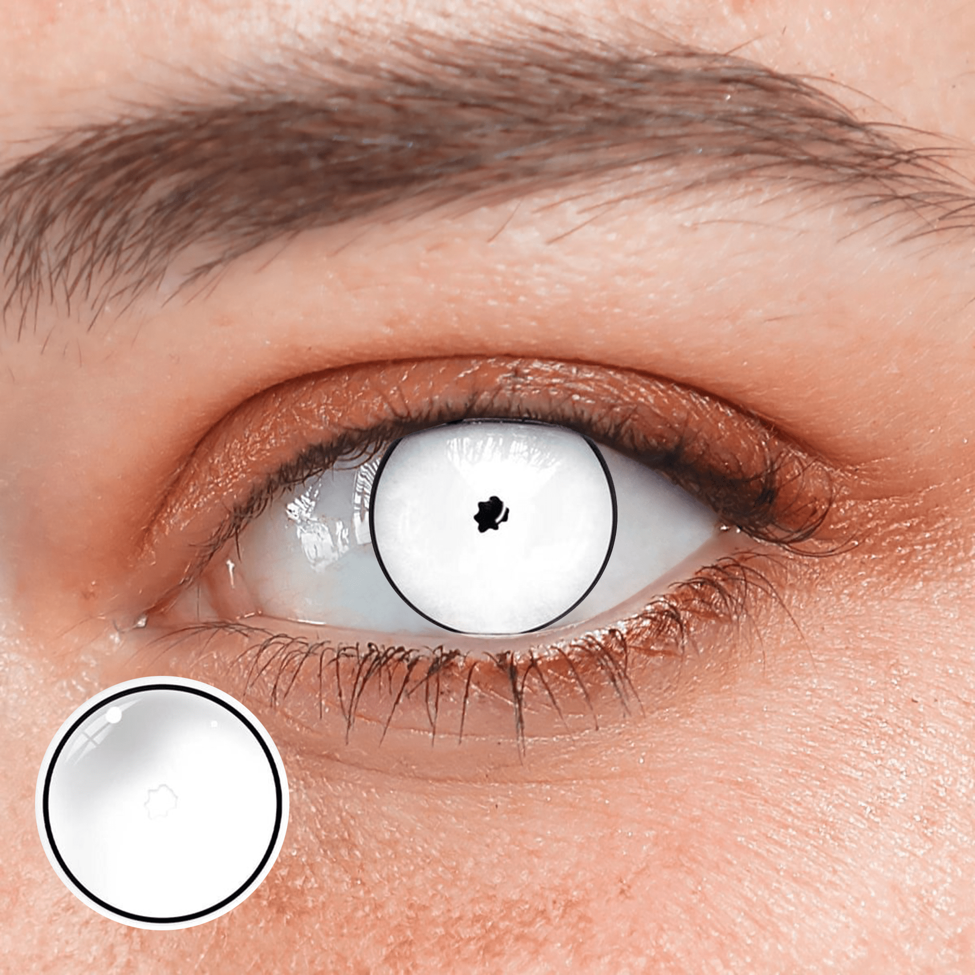 Halloween Rick White Contact Lenses - BEAUEYE (UK) Main image